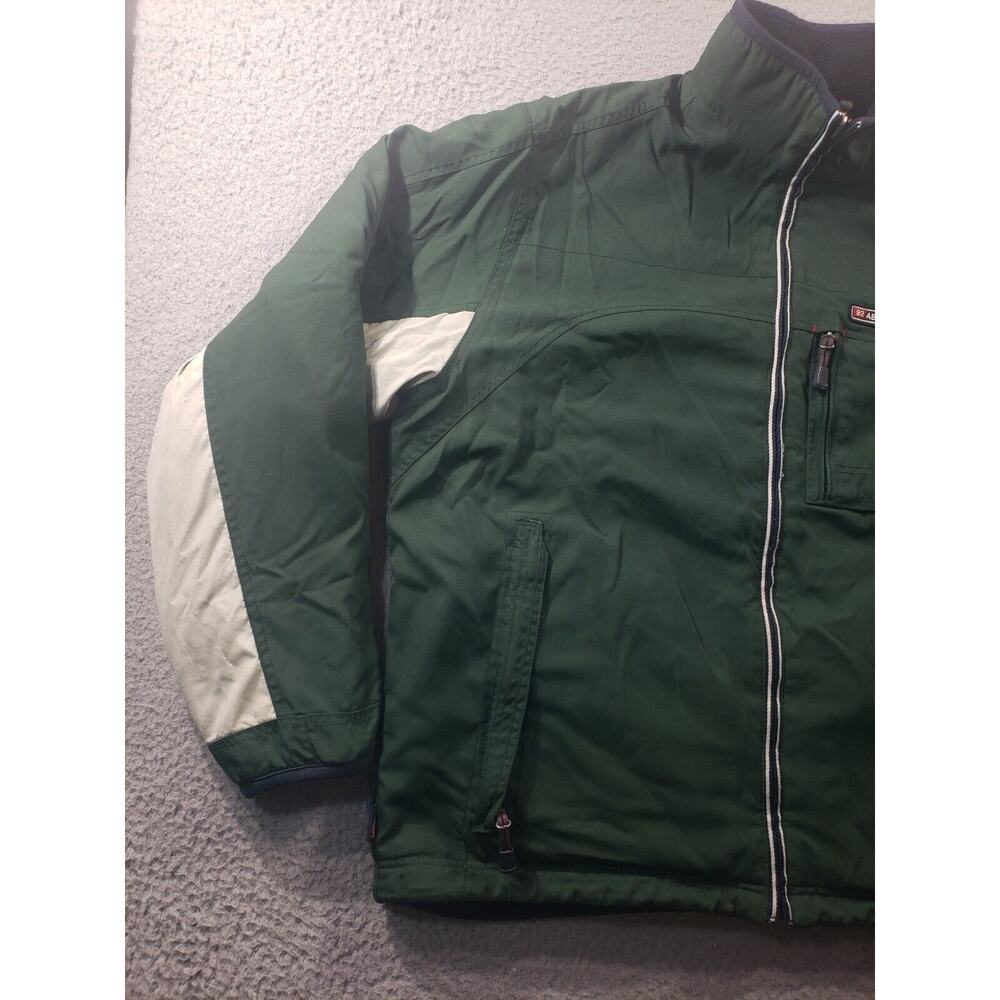 Abercrombie Fitch Jacket Men's XL Extra Large Reversible Full Zip Fleece Skiing - Picture 2 of 16